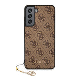 Guess Samsung Galaxy S21 FE Kuoret 4G Charms Ruskea