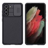 Nillkin Samsung Galaxy S21 FE CamShield Pro -suojakuori, musta