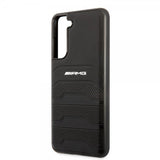 AMG Samsung Galaxy S21 FE -kuori, kaiverretut raidat, musta