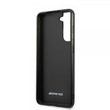 AMG Samsung Galaxy S21 FE -kuori, kaiverretut raidat, musta