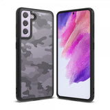 Ringke Samsung Galaxy S21 FE -suojakuori Fusion Matte Camo Black