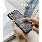 Ringke Samsung Galaxy S21 FE -suojakuori Fusion Matte Camo Black