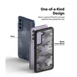 Ringke Samsung Galaxy S21 FE -suojakuori Fusion Matte Camo Black