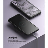 Ringke Samsung Galaxy S21 FE -suojakuori Fusion Matte Camo Black