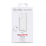Celly Samsung Galaxy S21 FE Kuori GELSKIN Läpinäkyvä