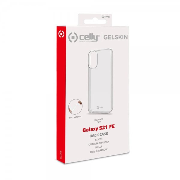 Celly Samsung Galaxy S21 FE Kuori GELSKIN Läpinäkyvä