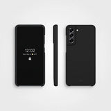 agood company Samsung Galaxy S21 FE -kuori Kasvipohjainen Charcoal Black