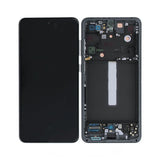 Samsung Galaxy S21 FE näyttö ja alkuperäinen LCD-näyttö - grafiitinharmaa/musta