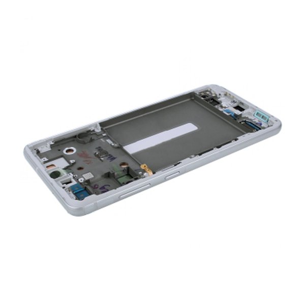 Samsung Galaxy S21 FE näyttö ja LCD-paneeli, alkuperäinen - Valkoinen