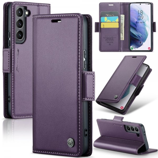 CaseMe Samsung Galaxy S21 Kotelo 023 Sarja Violetti