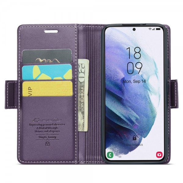 CaseMe Samsung Galaxy S21 Kotelo 023 Sarja Violetti