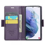CaseMe Samsung Galaxy S21 Kotelo 023 Sarja Violetti