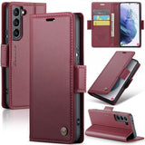 CaseMe Samsung Galaxy S21 -suojakotelo, 023-sarja, punainen