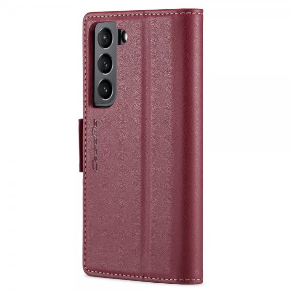 CaseMe Samsung Galaxy S21 -suojakotelo, 023-sarja, punainen