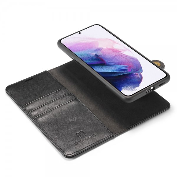 Dg.Ming Samsung Galaxy S21 Kotelo Irrotettava Kuori Musta