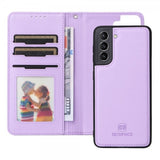 Betopnice Samsung Galaxy S21 -kotelo irrotettavalla kuorella 005 Violetti