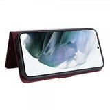 Betopnice Samsung Galaxy S21 Kotelo irrotettavalla kuorella 005 Punainen