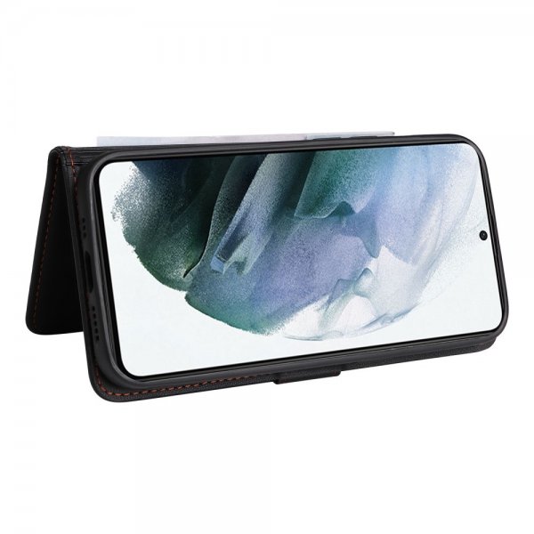 Betopnice Samsung Galaxy S21 -kotelo irrotettavalla kuorella 005 musta