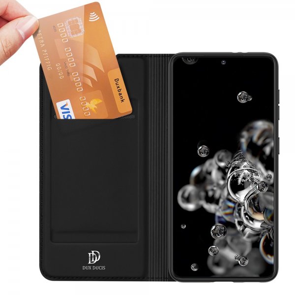 Dux Ducis Samsung Galaxy S21 Skin Pro Series -kotelo, musta