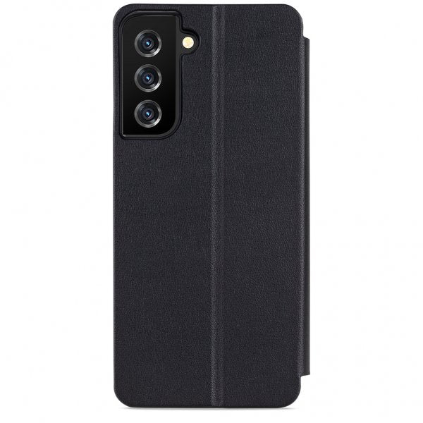 holdit Samsung Galaxy S21 Kotelo SlimFlip Wallet Musta