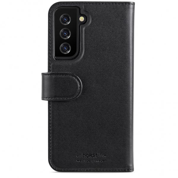holdit Samsung Galaxy S21 Kotelo Lompakkokotelo Magneetti Musta