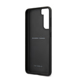 Ferrari Samsung Galaxy S21 Plus -kuori, logo, rei'itetty, musta