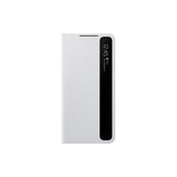 Samsung Original Galaxy S21 Plus -suojakotelo Smart Clear View Cover vaaleanharmaa