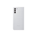Samsung Original Galaxy S21 Plus -suojakotelo Smart Clear View Cover vaaleanharmaa