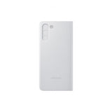Samsung Original Galaxy S21 Plus -suojakotelo Smart Clear View Cover vaaleanharmaa
