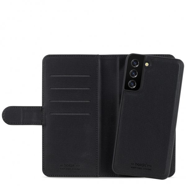holdit Samsung Galaxy S21 Plus Kotelo Lompakkokotelo Magneetti Musta