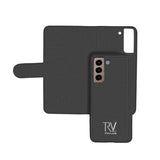Rvelon Samsung Galaxy S21 Plus Kotelo Magneettisesti Irrotettava Kuori Musta