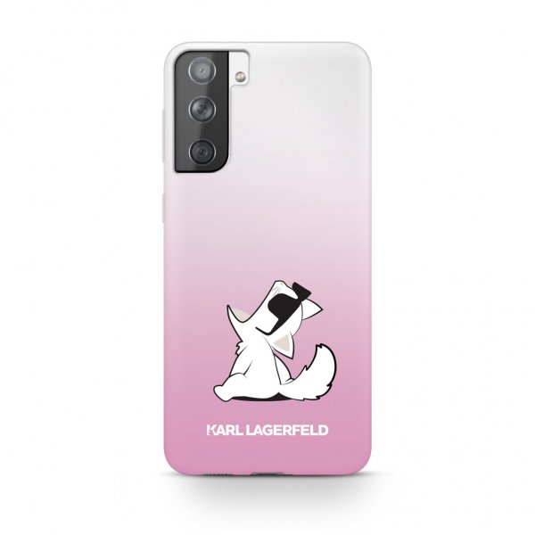 Karl Lagerfeld Samsung Galaxy S21 Plus Kuori Choupette Läpinäkyvä