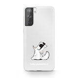 Karl Lagerfeld Samsung Galaxy S21 Plus Kuori Choupette Läpinäkyvä