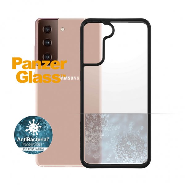 PanzerGlass Samsung Galaxy S21 Plus -suojakuori ClearCase Black Edition