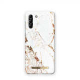 Ideal of Sweden Samsung Galaxy S21 Plus Kuori Fashion Case Carrara Gold