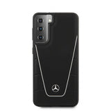 Mercedes Benz Samsung Galaxy S21 Plus Kuori Logolla Rei'itetty Dynaaminen Musta