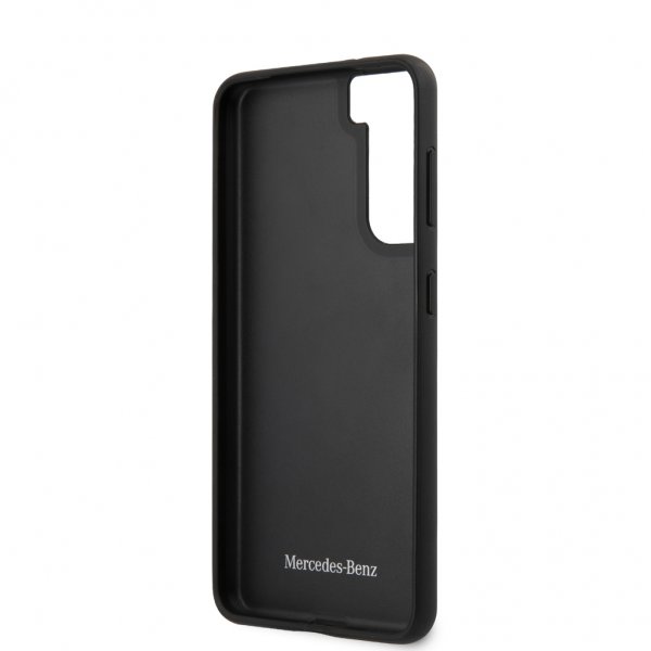 Mercedes Benz Samsung Galaxy S21 Plus Kuori Logolla Rei'itetty Dynaaminen Musta