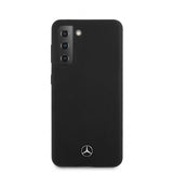 Mercedes Benz Samsung Galaxy S21 Plus -kuori logolla, musta
