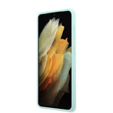 Guess Samsung Galaxy S21 Plus Kuori Metal Logo Vaaleansininen