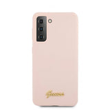 Guess Samsung Galaxy S21 Plus Kuori Metal Logo Ruusukulta