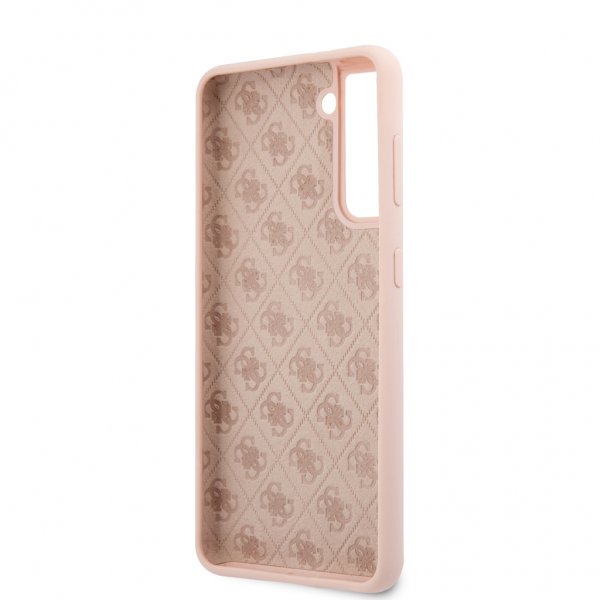 Guess Samsung Galaxy S21 Plus Kuori Metal Logo Ruusukulta