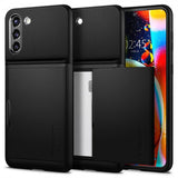 Spigen Samsung Galaxy S21 Plus Kuori Slim Armor CS Musta