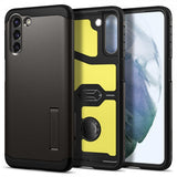 Spigen Samsung Galaxy S21 Plus -suojakuori Tough Armor Gunmetal