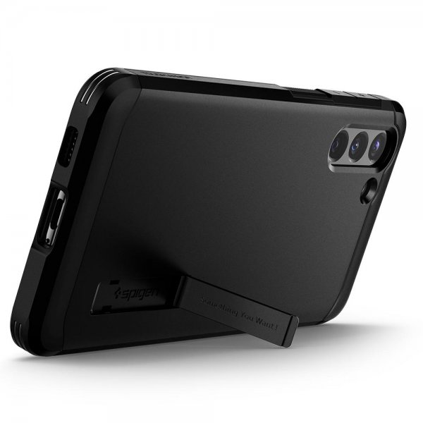 Spigen Samsung Galaxy S21 Plus Kuoret Tough Armor Musta