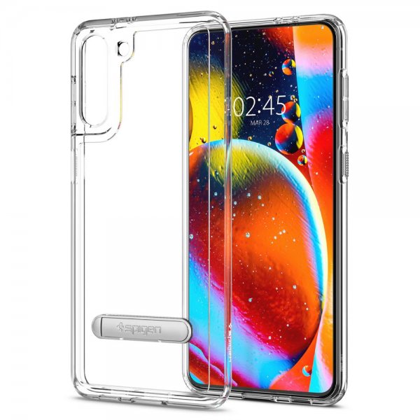 Spigen Samsung Galaxy S21 Plus -kuori Ultra Hybrid S Crystal Clear