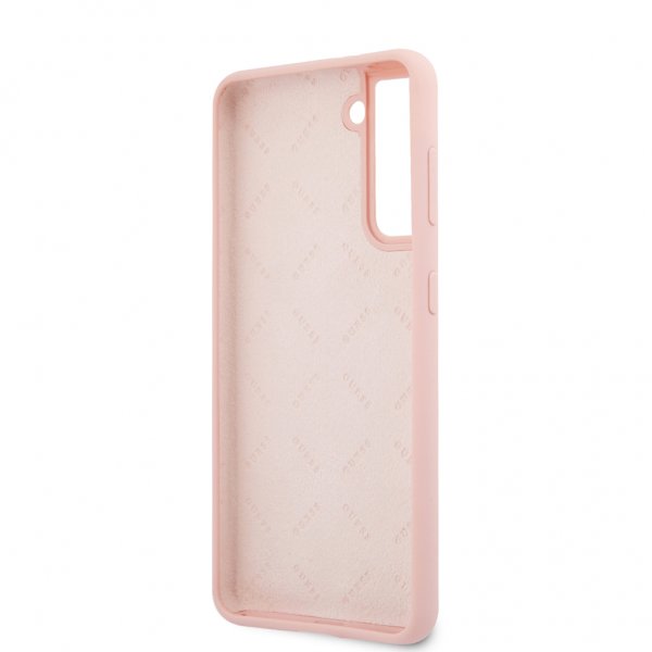 Guess Samsung Galaxy S21 Plus Kuori Vintage Logo Pinkki