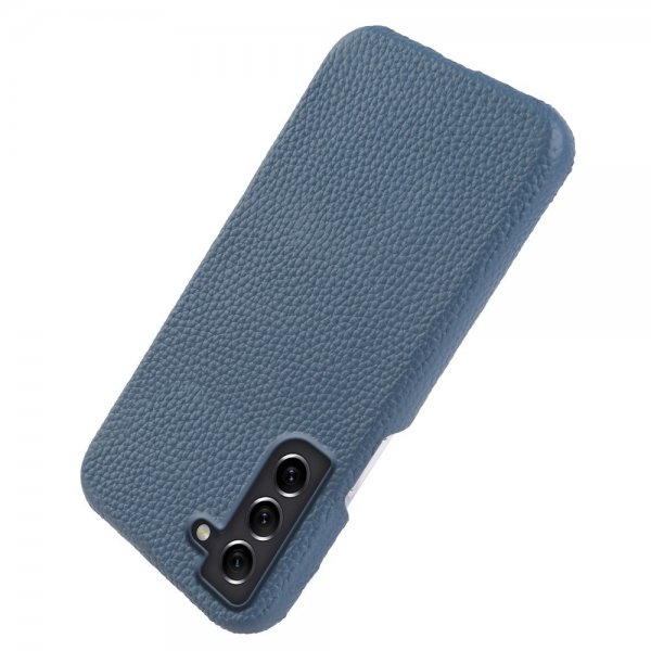 Samsung Galaxy S21 Nahkakuori MagSafe Tummansininen