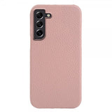 Samsung Galaxy S21 Kuori Aitoa Nahkaa MagSafe Pinkki