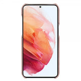 Samsung Galaxy S21 Kuori Aitoa Nahkaa MagSafe Pinkki