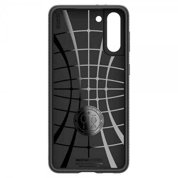 Spigen Samsung Galaxy S21 -kuori Liquid Air Matte Black